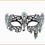 Einzahl Frau Mardi Gras Maskerade Maske Laser Cut Metall