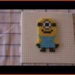 Einzahl Perler Beads Idea Minion Bügelperlen Vorlage Hama