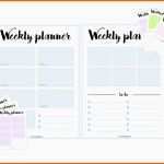 Einzahl Weekly Planner Kostenloser Download