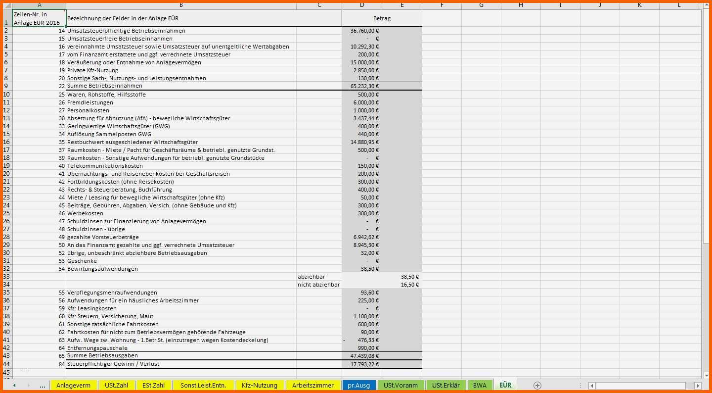 anforderungskatalog vorlage schonste excel vorlage einnahmenuberschussrechnung eur pierre