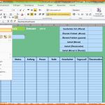 Einzigartig Arbeitszeitnachweis Vorlage Mit Excel Erstellen Fice