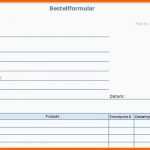 Empfohlen Bestellformular Vorlage Download