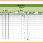 Empfohlen Elektronisches Fahrtenbuch Als Excel Vorlage