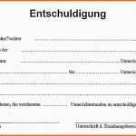 Empfohlen Entschuldigung Schule Vorlage Word – Wordde