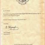 Empfohlen Hogwarts Brief Vorlage