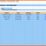 Empfohlen Liste Projektmitarbeiter Für Projektorganisation