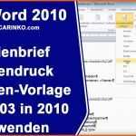 Empfohlen Ms Word Serienbrief Seriendruck Etiketten Vorlage Aus 2003