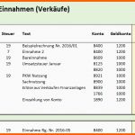 Erschwinglich Buchhaltung Mit Excel