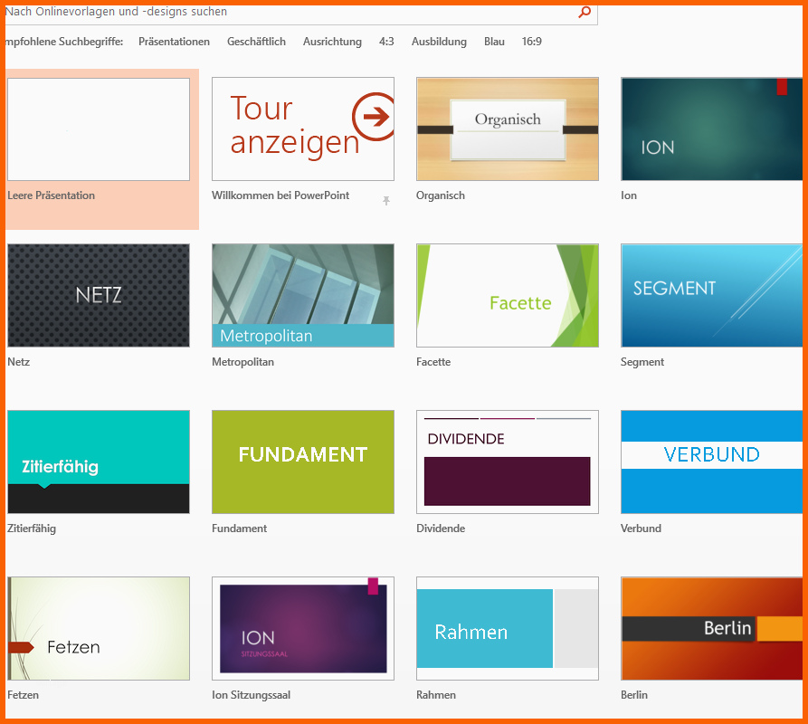 PowerPoint Praesentation Mit Design Vorlagen punkten