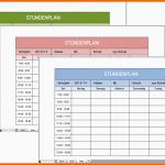 Erschwinglich Stundenplan Für Schule Als Excel Vorlage