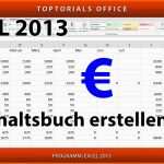 Erstaunlich Haushaltsbuch Erstellen Excel