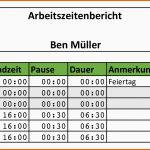 Erstaunlich Zeiterfassung Mit Excel – 8 Kostenlose Stundenzettel