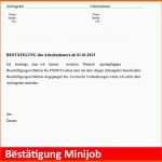 Exklusiv 10 Kundigung Minijob Muster Vorlagen123 Vorlagen123