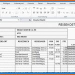 Exklusiv 10 Reisekostenabrechnung Excel Kostenlos