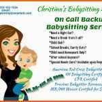 Exklusiv Babysitting Service Template