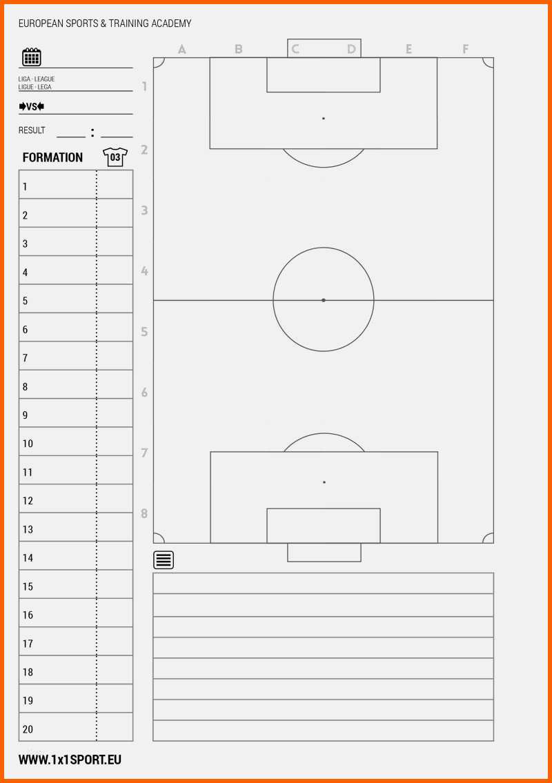 Exklusiv Fußball Aufstellung Vorlage Excel Bewundernswert Playbook