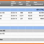 Exklusiv Kostenlose Excel Inventar Vorlagen