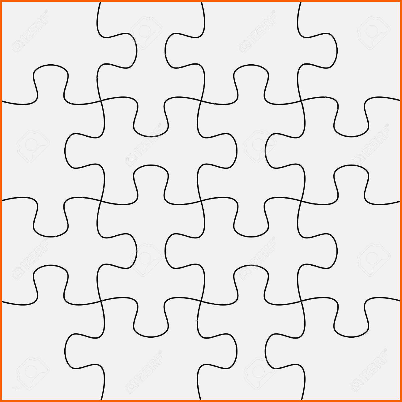 Exklusiv Puzzle Vorlage Kostenlos Ausdrucken Erstaunlich Template