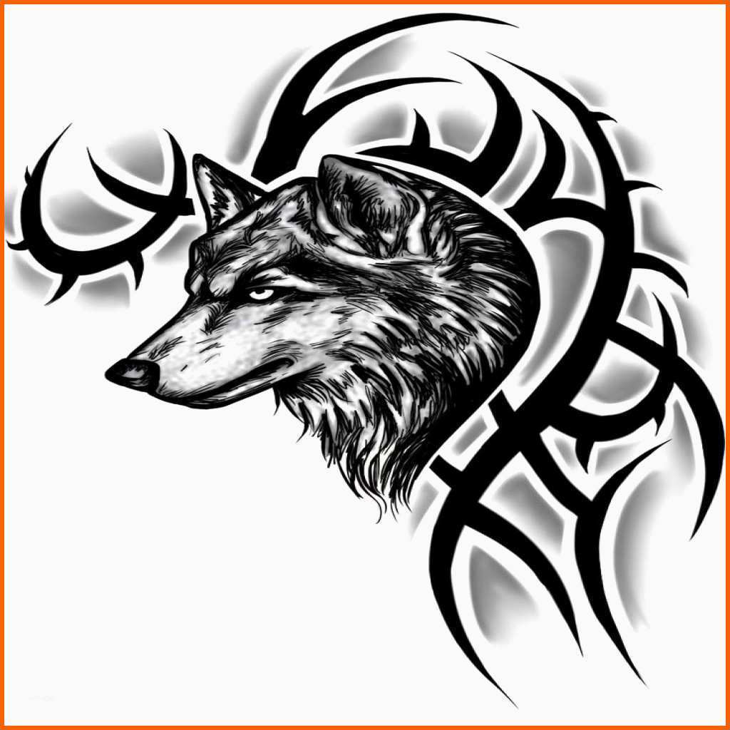 Exklusiv Wolfskopf Tattoo Bedeutung Elegante Tattoo Wolf Vorlage