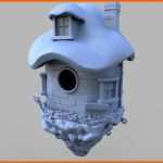 Fabelhaft 3d Vorlage Zwergenvogelhaus Download Chip