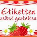 Fabelhaft Einladung Und Vorlage Design Likeable Marmelade Etiketten