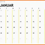 Fabelhaft Kalender 2016 In Excel Erstellen Mit Kostenloser Vorlage