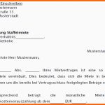 Fabelhaft Muster Zum Download Vermieter Erinnert An Staffelmiete