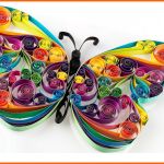 Fabelhaft Quilling Vorlage Schmetterling Ideen Mit Herz