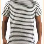 Fabelhaft Striped T Shirt Herren Schwarz Weiß Drmtm