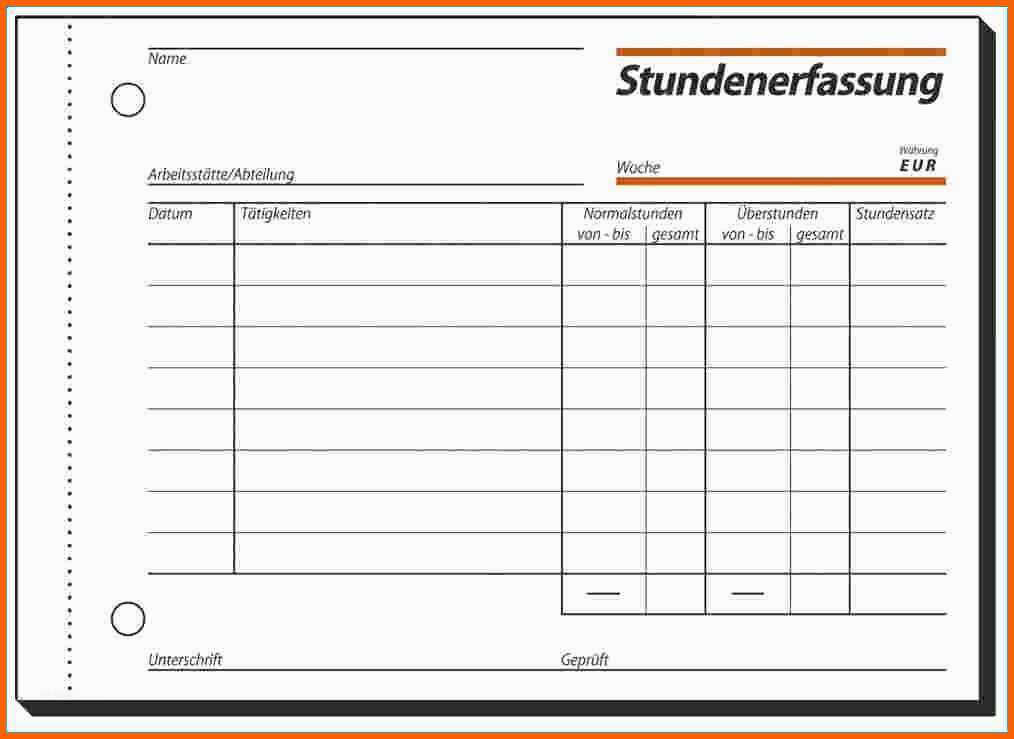 Fabelhaft Vorlage Stundennachweis Excel Angenehme 10 Stundennachweis