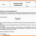 Fantastisch Auditbericht Vorlage Qualitätsmanagement Qm Cube