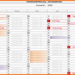 Fantastisch Excel Arbeitszeit Jahreskalender Abwesenheiten