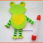 Fantastisch Frosch Aus Papier Mit Kindern Basteln