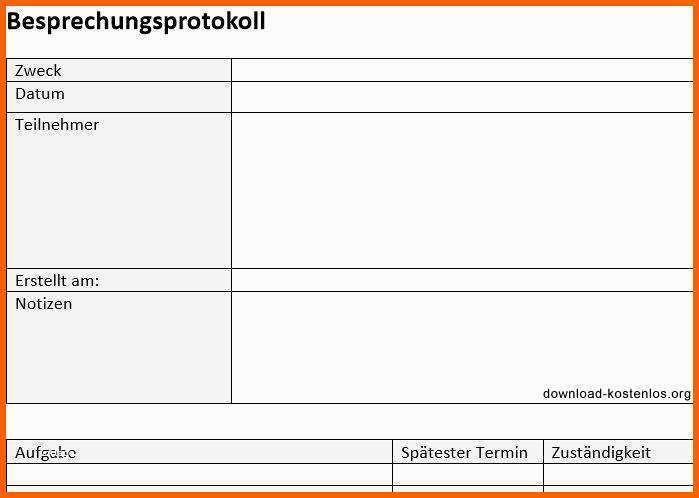 protokoll vorlage