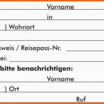 Großartig Der Notfallausweis Mit Integriertem organspendeausweis