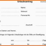 Großartig Urlaubsantrag Zum Ausdrucken Pdf Muster Vorlage