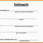 Großartig Vollmacht Kfz Anmeldung Vorlage Fabelhaft Vollmacht