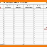 Größte 7 Wochenplan Excel Vorlage