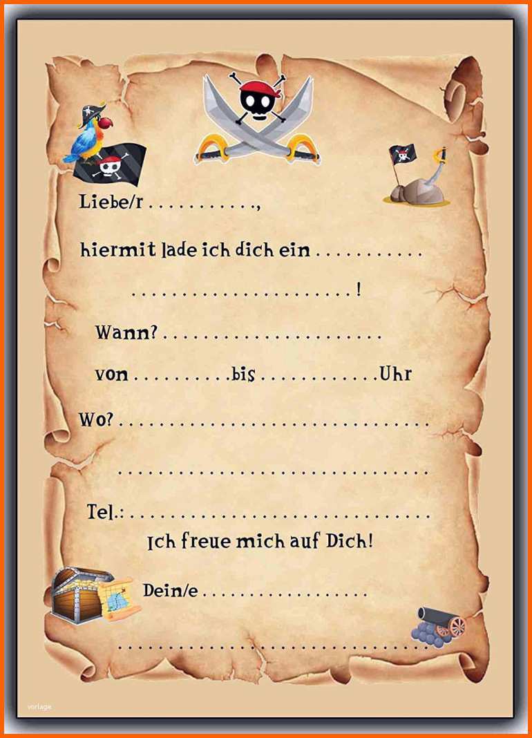 Größte Einladung Schatzsuche Einzigartig Einladungen Piraten