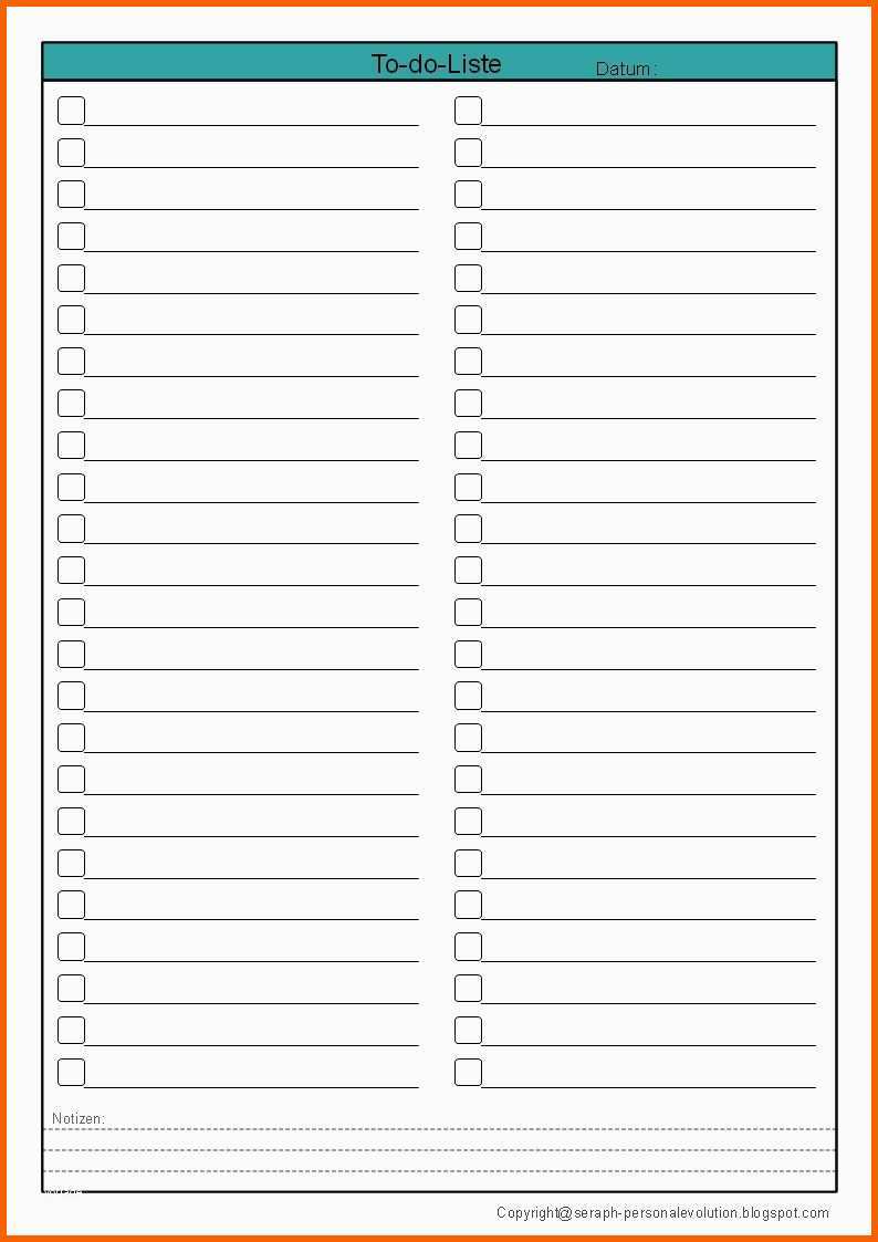 groste todoliste vorlage druckvorlage tagesplan kostenlos seifert von pdf vorlage