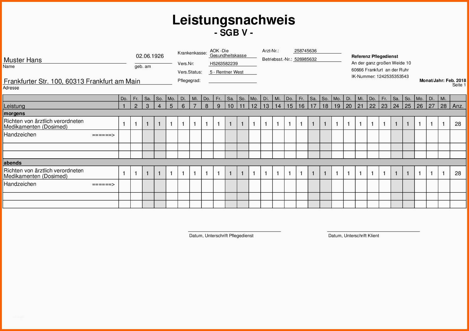 Größte Vorlagen Meinpflege Nst