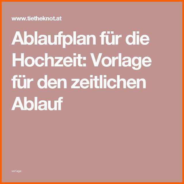 ablaufplan hochzeit vorlage excel