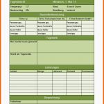 Hervorragen Excel Vorlage Für Ein Bautagebuch