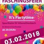 Hervorragen Faschingsfeier Beim Sva – Sv 1928 Altensittenbach