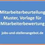 Hervorragen Mitarbeiterbeurteilung Muster Vorlage Für