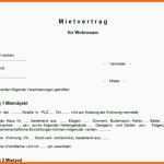 Hervorragen Word Vorlage Mietvertrag Wohnung Download