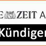 Hervorragen Zeit Abo Kündigen – so Geht’s Schnell Mit Vorlage