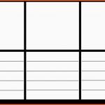 Hervorragend Blank Storyboard Template with Lines Storyboard