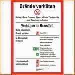 Hervorragend Brandschutzschild Brände Verhüten Din