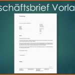 Hervorragend Geschäftsbrief Vorlage Kostenlos Im Word format Schweiz